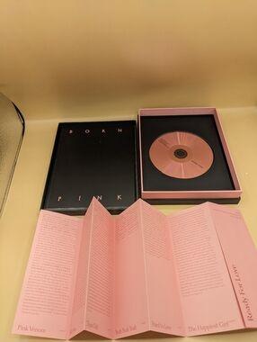 BLACKPINK Album Born Pink Box Set Black INCOMPLETE Pls Read CD Box PhotoBook